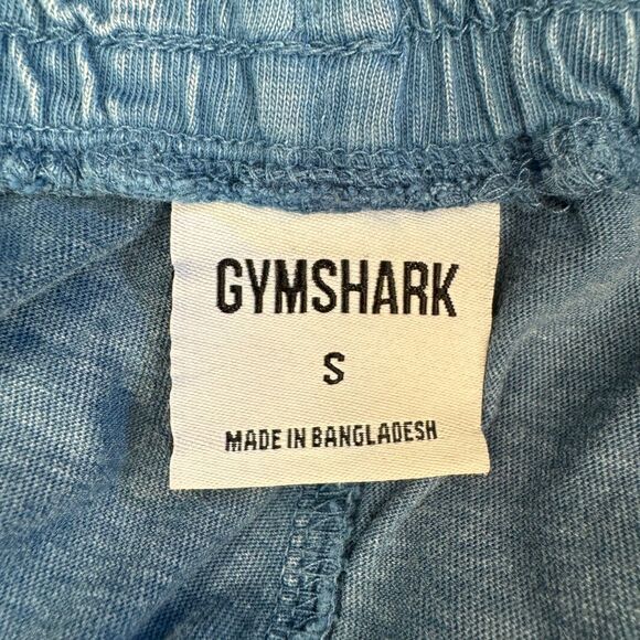 GYMSHARK women's size small S Lifting Club drawstring blue legacy washed shorts - Picture 10 of 11